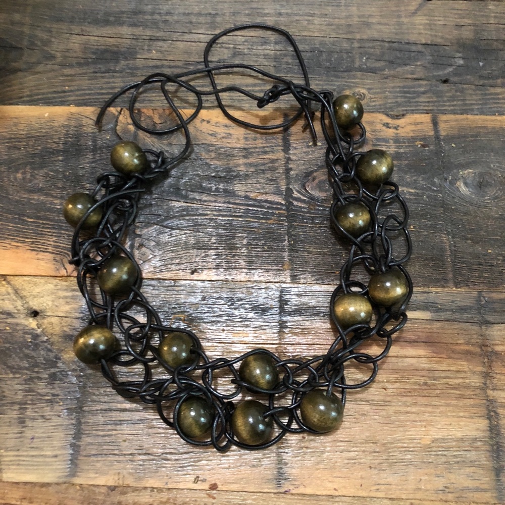 Handmade beads necklace